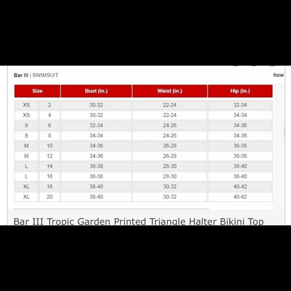 🦋Bar lll Tropical Garden Bikini Top🦋 - Picture 6 of 7